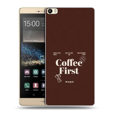 Пластиковый чехол на Huawei P8 Max с принтом женский