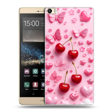 Пластиковый чехол на Huawei P8 Max с принтом для девочек