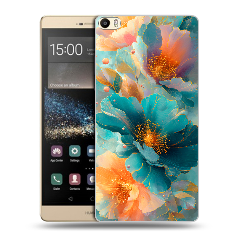 Пластиковый чехол на Huawei P8 Max с принтом Цветы Пластиковый чехол на Huawei P8 Max с принтом Цветы
