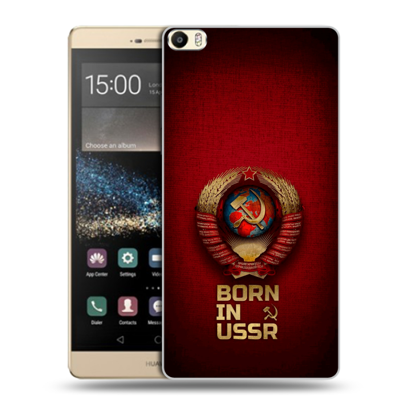 Пластиковый чехол на Huawei P8 Max с принтом Флаг Герб СССР Пластиковый чехол на Huawei P8 Max с принтом Флаг Герб СССР
