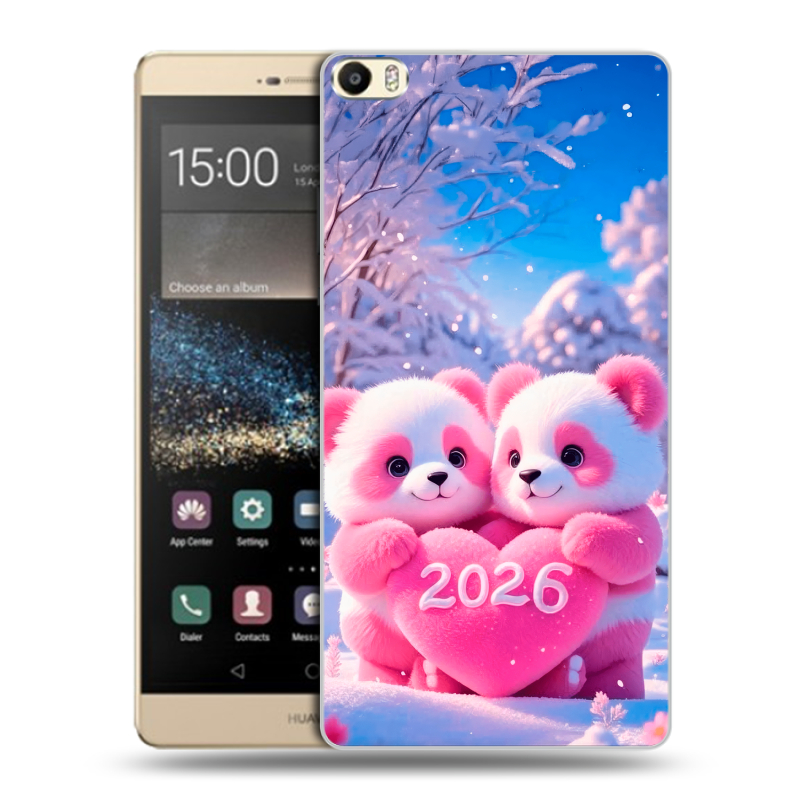 Пластиковый чехол на Huawei P8 Max с принтом Новый год Пластиковый чехол на Huawei P8 Max с принтом Новый год
