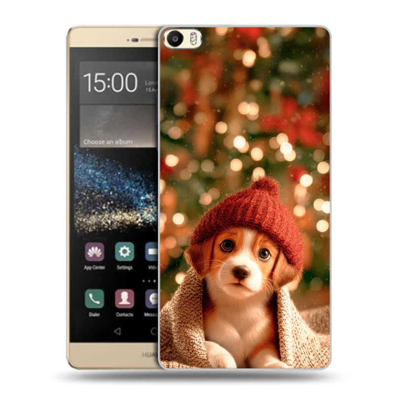 Пластиковый чехол на Huawei P8 Max с принтом Новый год Пластиковый чехол на Huawei P8 Max с принтом Новый год