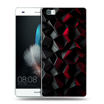 Силиконовый чехол на Huawei P8 Lite с принтом Абстракция Силиконовый чехол на Huawei P8 Lite с принтом Абстракция