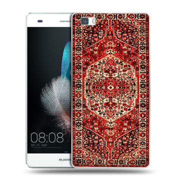 Силиконовый чехол на Huawei P8 Lite с принтом Ковер