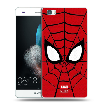 Силиконовый чехол на Huawei P8 Lite с принтом человек паук spiderman