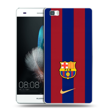 Силиконовый чехол на Huawei P8 Lite с принтом Барселона Barcelona