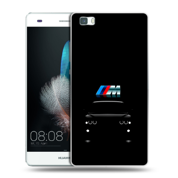 Силиконовый чехол на Huawei P8 Lite с принтом БМВ BMW