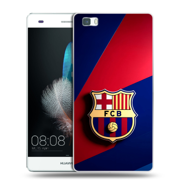Силиконовый чехол на Huawei P8 Lite с принтом Барселона Barcelona