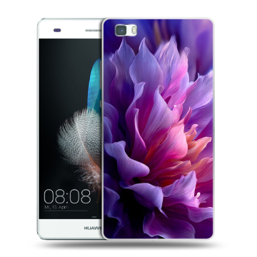 Силиконовый чехол на Huawei P8 Lite с принтом женский цветы Силиконовый чехол на Huawei P8 Lite с принтом женский цветы