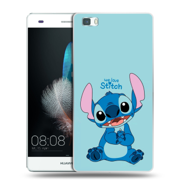 Силиконовый чехол на Huawei P8 Lite с принтом Лило и Стич