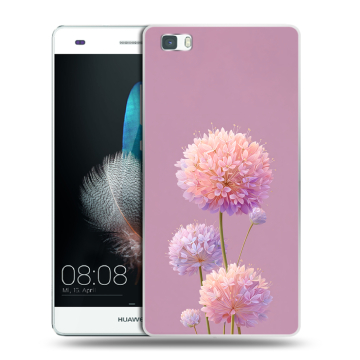 Силиконовый чехол на Huawei P8 Lite с принтом Цветы