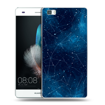 Силиконовый чехол на Huawei P8 Lite с принтом Космос звезды Силиконовый чехол на Huawei P8 Lite с принтом Космос звезды