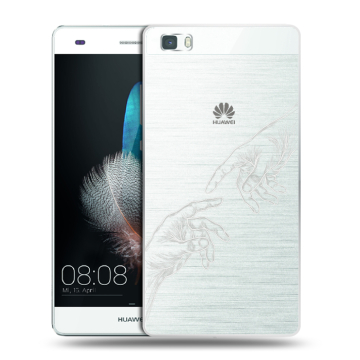 Силиконовый чехол на Huawei P8 Lite с принтом Сотворение мира Силиконовый чехол на Huawei P8 Lite с принтом Сотворение мира