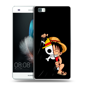 Силиконовый чехол на Huawei P8 Lite с принтом One Piece Ван Пис Силиконовый чехол на Huawei P8 Lite с принтом One Piece Ван Пис