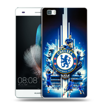 Силиконовый чехол на Huawei P8 Lite с принтом Chelsea Челси Силиконовый чехол на Huawei P8 Lite с принтом Chelsea Челси