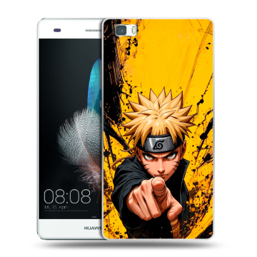 Силиконовый чехол на Huawei P8 Lite с принтом Naruto Наруто Силиконовый чехол на Huawei P8 Lite с принтом Naruto Наруто