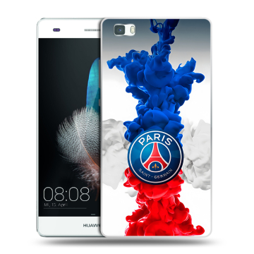 Силиконовый чехол на Huawei P8 Lite с принтом PSG ПСЖ Силиконовый чехол на Huawei P8 Lite с принтом PSG ПСЖ