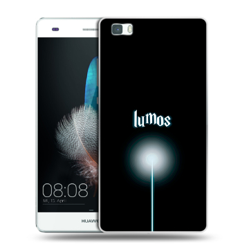 Силиконовый чехол на Huawei P8 Lite с принтом Harry Potter Гарри Поттер