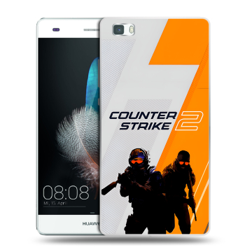 Силиконовый чехол на Huawei P8 Lite с принтом Counter Strike