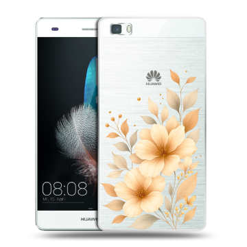 Силиконовый чехол на Huawei P8 Lite с принтом для девушки Силиконовый чехол на Huawei P8 Lite с принтом для девушки