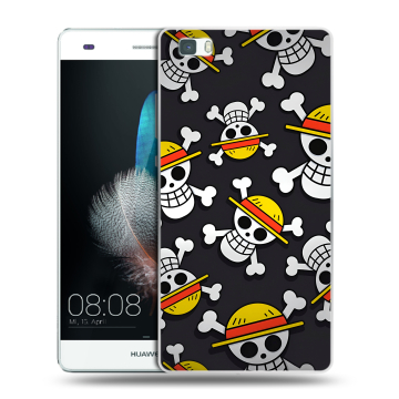 Силиконовый чехол на Huawei P8 Lite с принтом One Piece Ван Пис Силиконовый чехол на Huawei P8 Lite с принтом One Piece Ван Пис