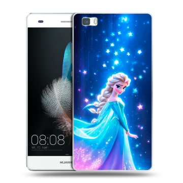 Силиконовый чехол на Huawei P8 Lite с принтом Холодное сердце Frozen Силиконовый чехол на Huawei P8 Lite с принтом Холодное сердце Frozen