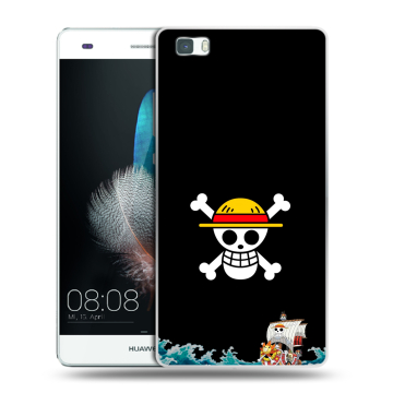 Силиконовый чехол на Huawei P8 Lite с принтом One Piece Ван Пис Силиконовый чехол на Huawei P8 Lite с принтом One Piece Ван Пис