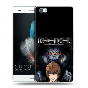 Силиконовый чехол на Huawei P8 Lite с принтом Death note Тетрадь смерти Силиконовый чехол на Huawei P8 Lite с принтом Death note Тетрадь смерти
