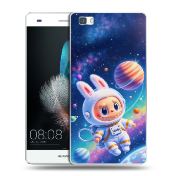 Силиконовый чехол на Huawei P8 Lite с принтом Labubu Лабубу