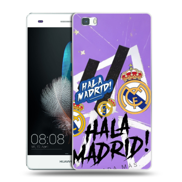 Силиконовый чехол на Huawei P8 Lite с принтом Real Madrid Реал Мадрид Силиконовый чехол на Huawei P8 Lite с принтом Real Madrid Реал Мадрид