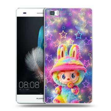 Силиконовый чехол на Huawei P8 Lite с принтом Labubu Лабубу Силиконовый чехол на Huawei P8 Lite с принтом Labubu Лабубу