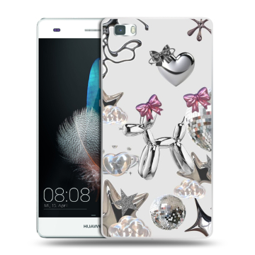 Силиконовый чехол на Huawei P8 Lite с принтом Y2K