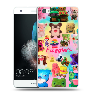 Силиконовый чехол на Huawei P8 Lite с принтом Флагер Fuggler