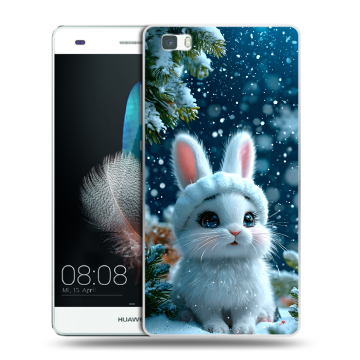 Силиконовый чехол на Huawei P8 Lite с принтом Новый год