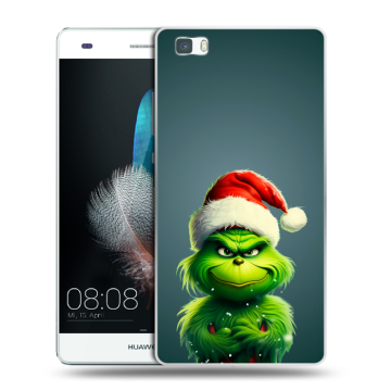 Силиконовый чехол на Huawei P8 Lite с принтом Новый год