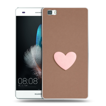 Силиконовый чехол на Huawei P8 Lite с принтом женский