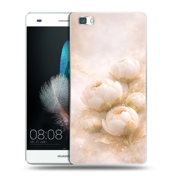 Силиконовый чехол на Huawei P8 Lite с принтом женский