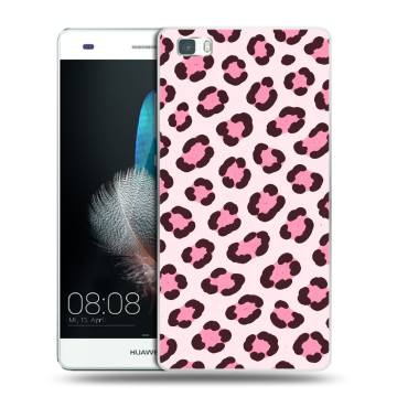 Силиконовый чехол на Huawei P8 Lite с принтом для девочек