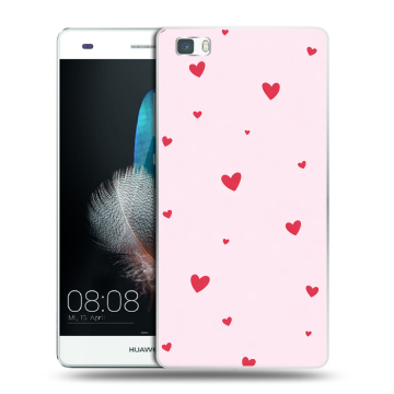 Силиконовый чехол на Huawei P8 Lite с принтом для девочек