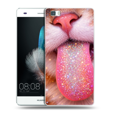 Силиконовый чехол на Huawei P8 Lite с принтом для девочек