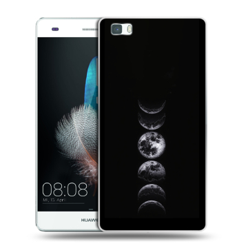 Силиконовый чехол на Huawei P8 Lite с принтом женский