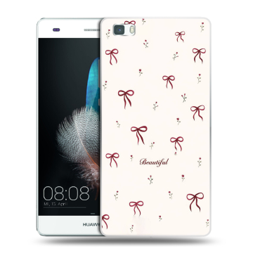 Силиконовый чехол на Huawei P8 Lite с принтом для девочек