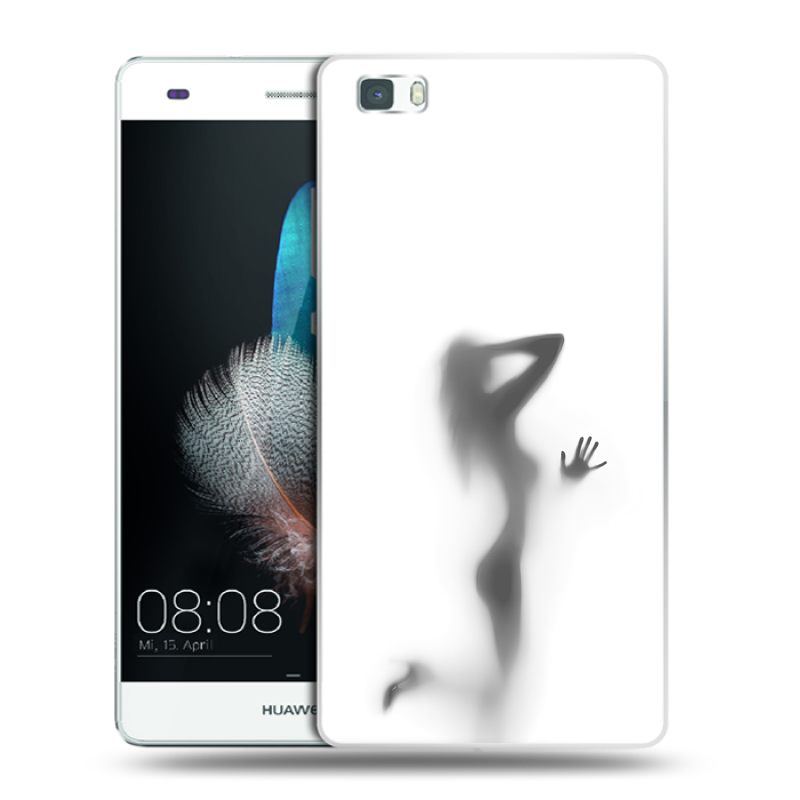 Силиконовый чехол на Huawei P8 Lite с принтом Силуэт Силиконовый чехол на Huawei P8 Lite с принтом Силуэт