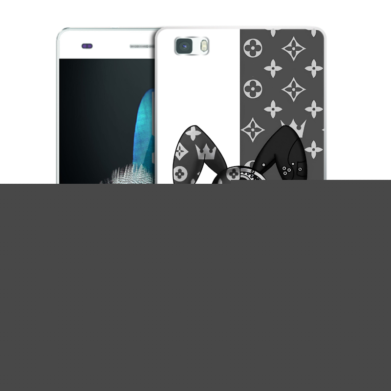 Силиконовый чехол на Huawei P8 Lite с принтом Луи робот Силиконовый чехол на Huawei P8 Lite с принтом Луи робот