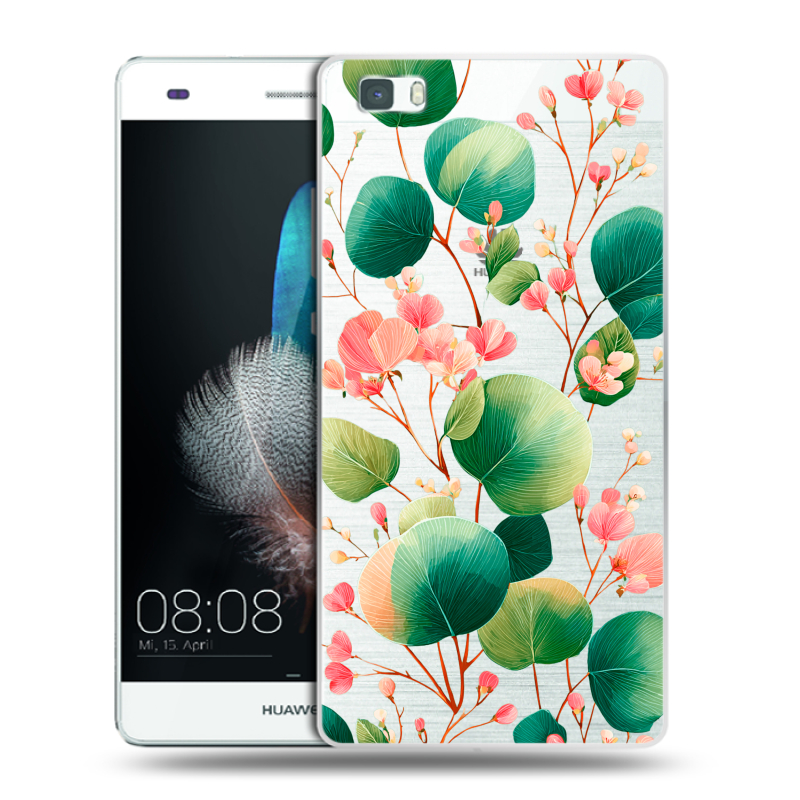 Силиконовый чехол на Huawei P8 Lite с принтом женский Силиконовый чехол на Huawei P8 Lite с принтом женский