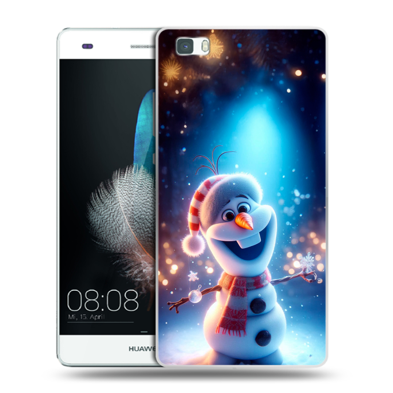 Силиконовый чехол на Huawei P8 Lite с принтом Новый год Силиконовый чехол на Huawei P8 Lite с принтом Новый год