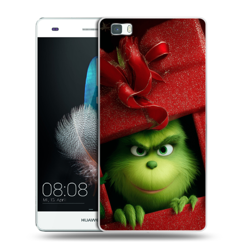 Силиконовый чехол на Huawei P8 Lite с принтом Новый год Силиконовый чехол на Huawei P8 Lite с принтом Новый год