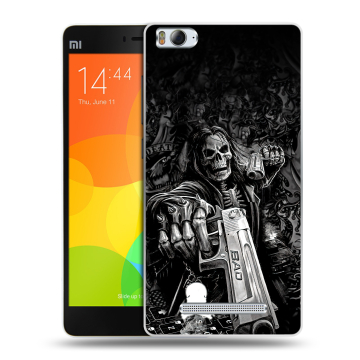 Пластиковый чехол на Xiaomi Mi4i с принтом Скелет Пластиковый чехол на Xiaomi Mi4i с принтом Скелет