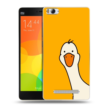 Пластиковый чехол на Xiaomi Mi4i с принтом Утка
