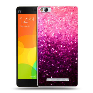 Пластиковый чехол на Xiaomi Mi4i с принтом Блестки Пластиковый чехол на Xiaomi Mi4i с принтом Блестки